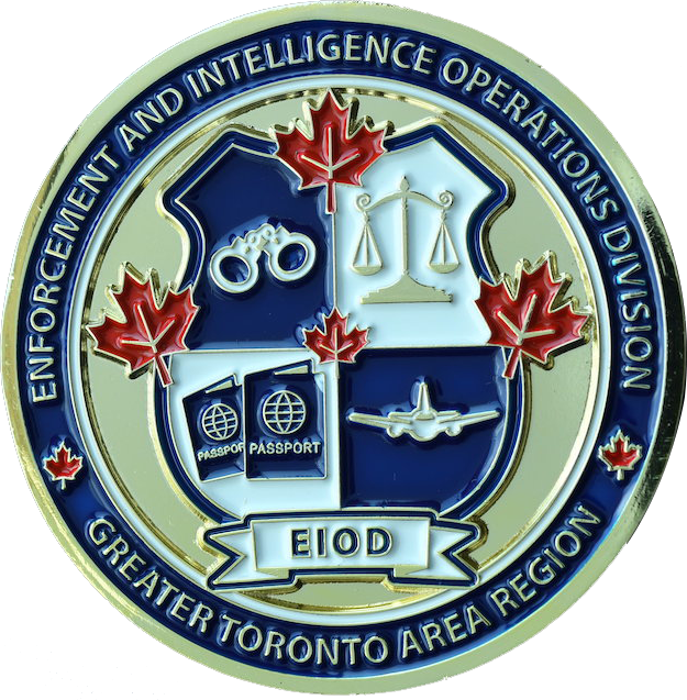 Canada cbsa challenge coin
