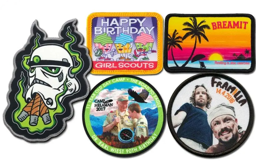 Dye Sublimated Heat Transfer Patches