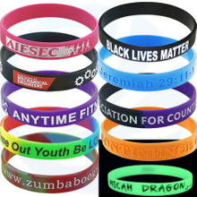 Custom Silicone Bracelets, Make Your Own Rubber Wristbands With Message or Logo, High Quality Personalized Wrist Band
