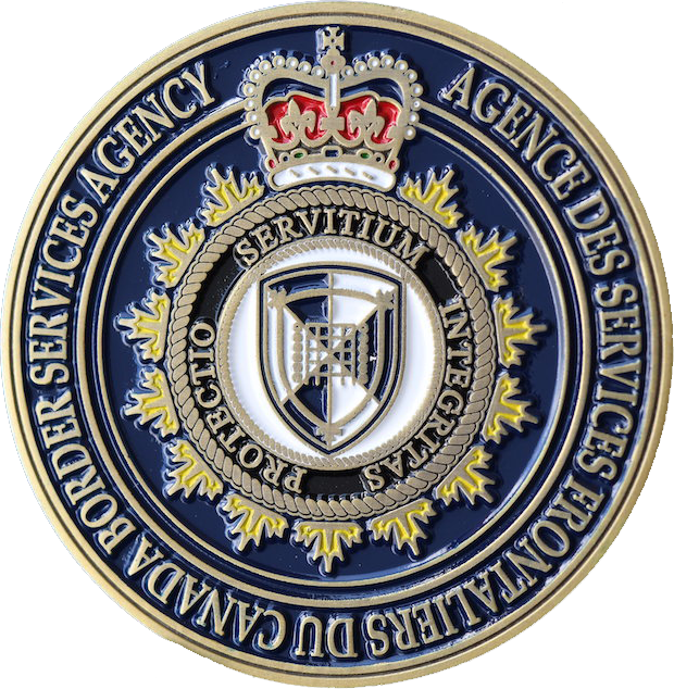 Canada cbsa challenge coin