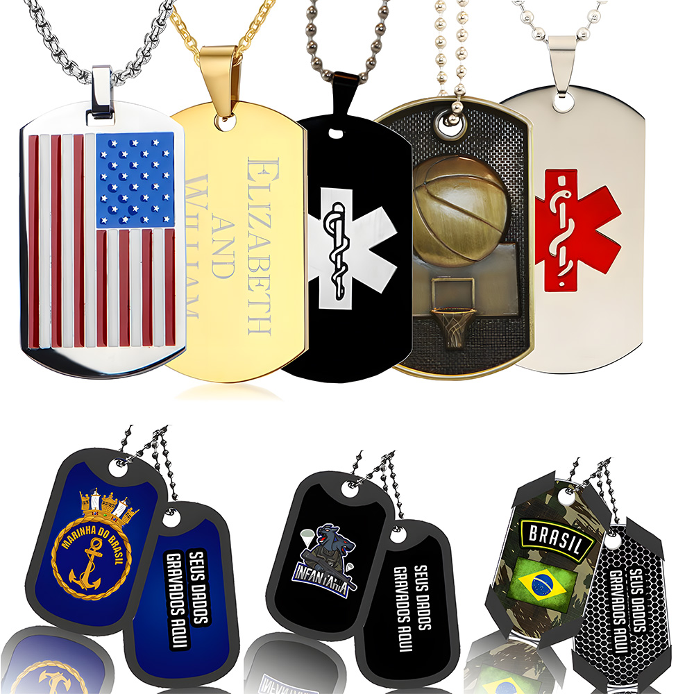 military dog tag