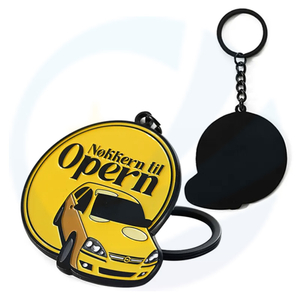 Factory Promotional Keychains 3D Car Shape Soft Enamel Keychains Metal Zinc Alloy Custom Key Chain Logo for Souvenirs