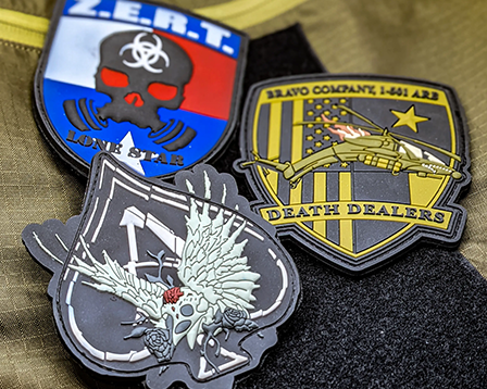 Embossed PVC Patches