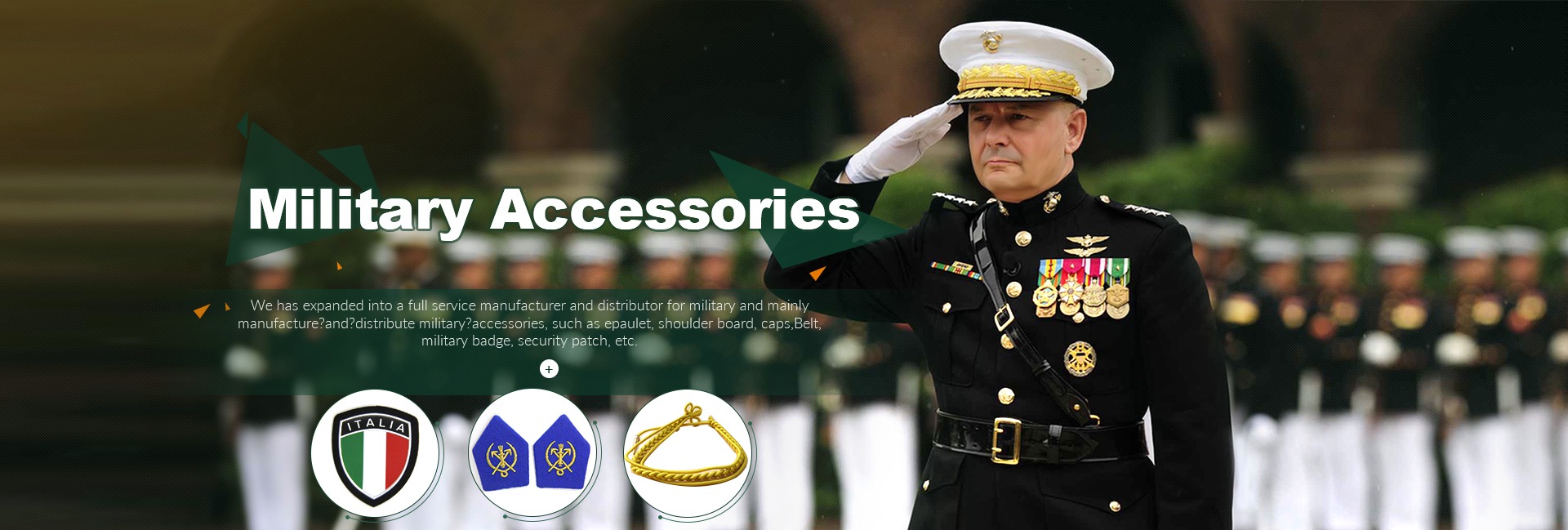 Military clothing accessories