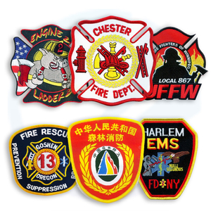Custom Firefighter Embroidery Patches