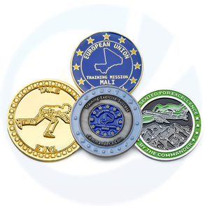 Custom metal souvenir usa navy challenge collectible commemorative 2d 3d coin