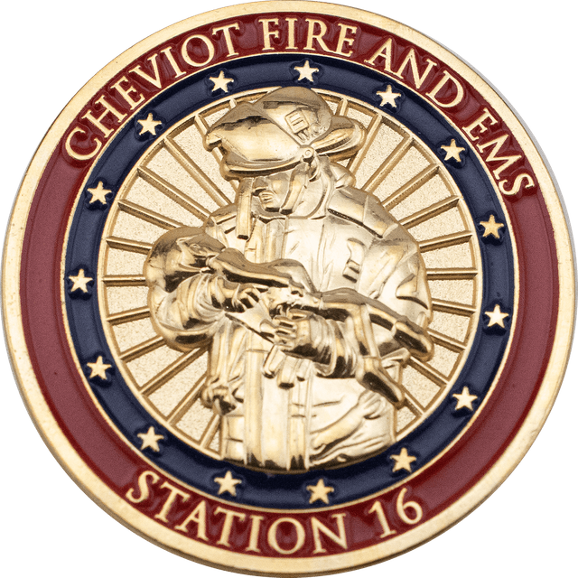 Firefighter Challenge Coins