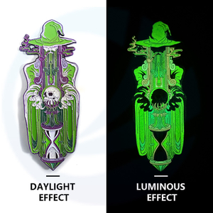 Halloween Glows in the Dark Terror Badge