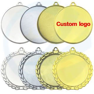 Manufacturer wholesale prints sticker metal craft zinc alloy brass race award custom logo sport sublimation blank medal