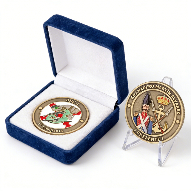 Spain challenge coin
