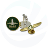 metal mini gold Military Police Badge