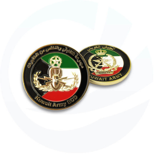 modern metal large Challenge Coin