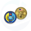 double iron large Challenge Coin
