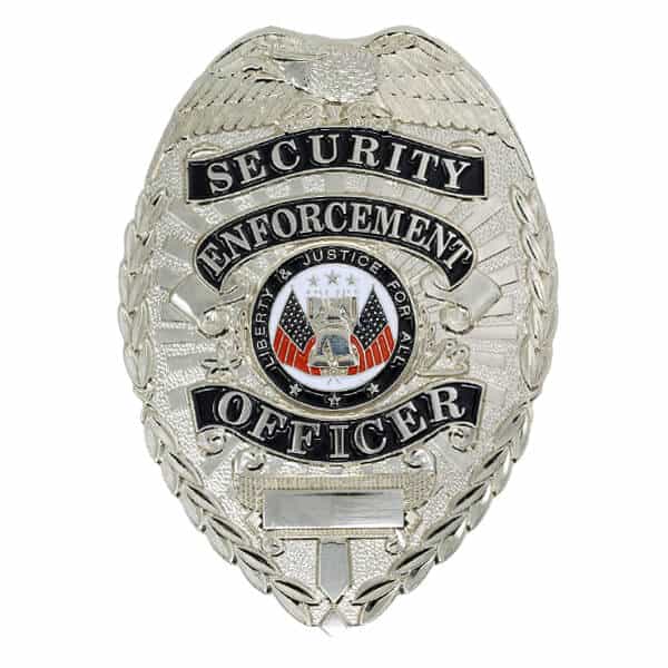 Polished Nickel Badge