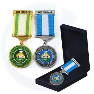 No Minimum Order Custom Made Blank Badge Medal Metal Plated Gold Award metal conmemorativa honor Medal with velvet box