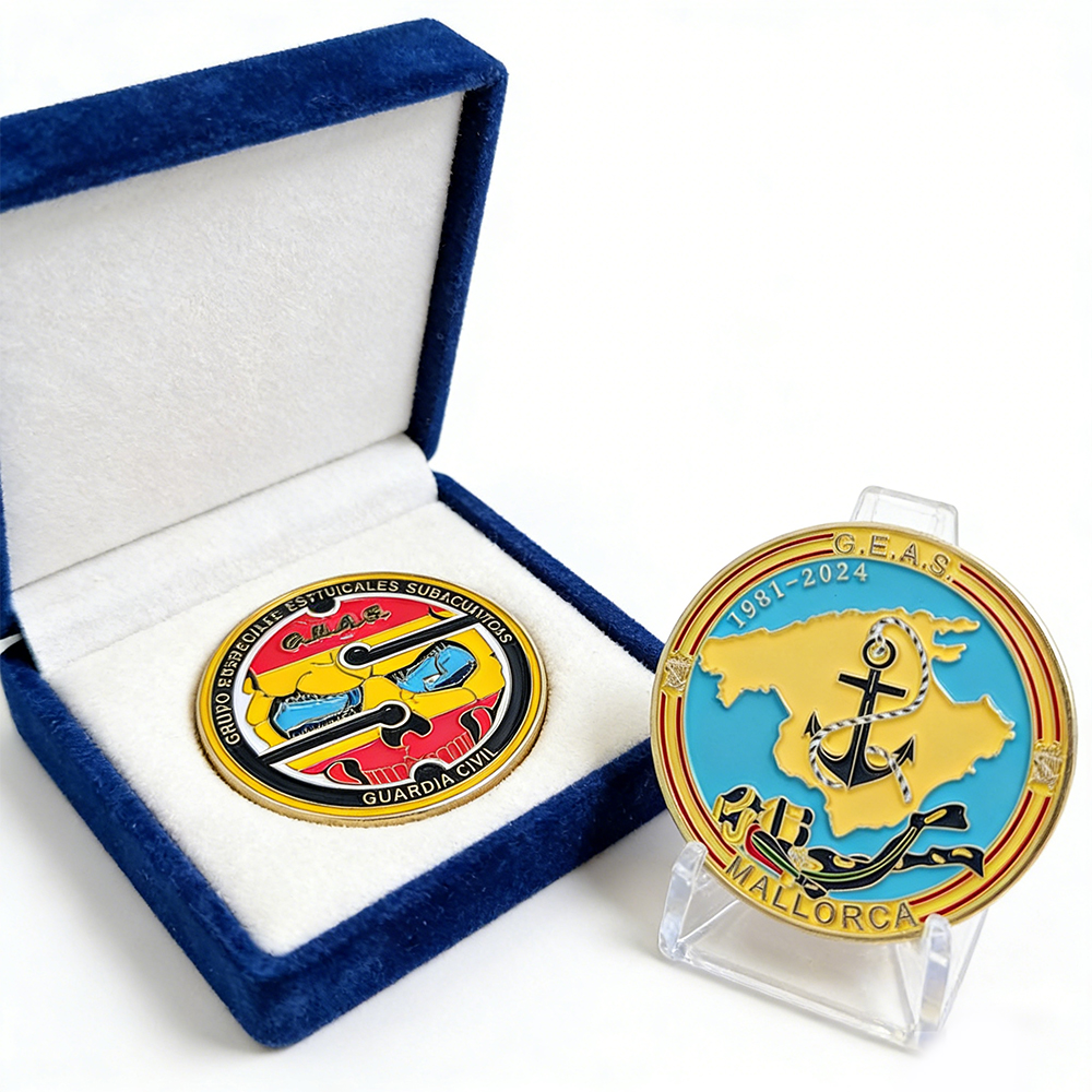 Spain challenge coin