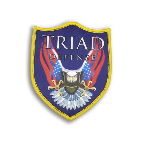 custom mini golden Embroidered Patches