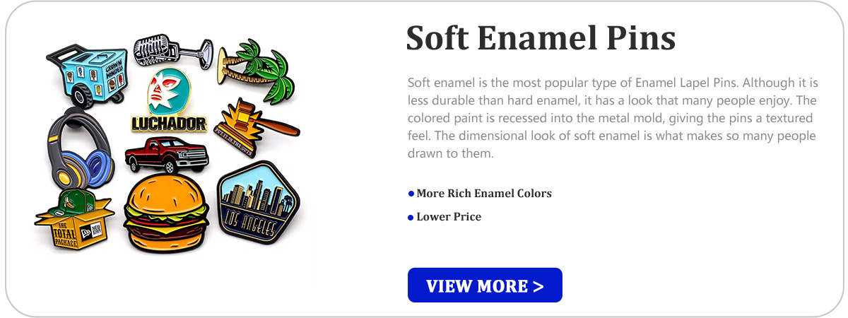 soft enamel pin
