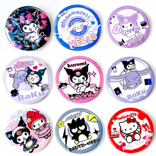 sanrio Hello Kitty Laurel dog circular Multiple Shapes & Sizes Safety Pin Button Badges