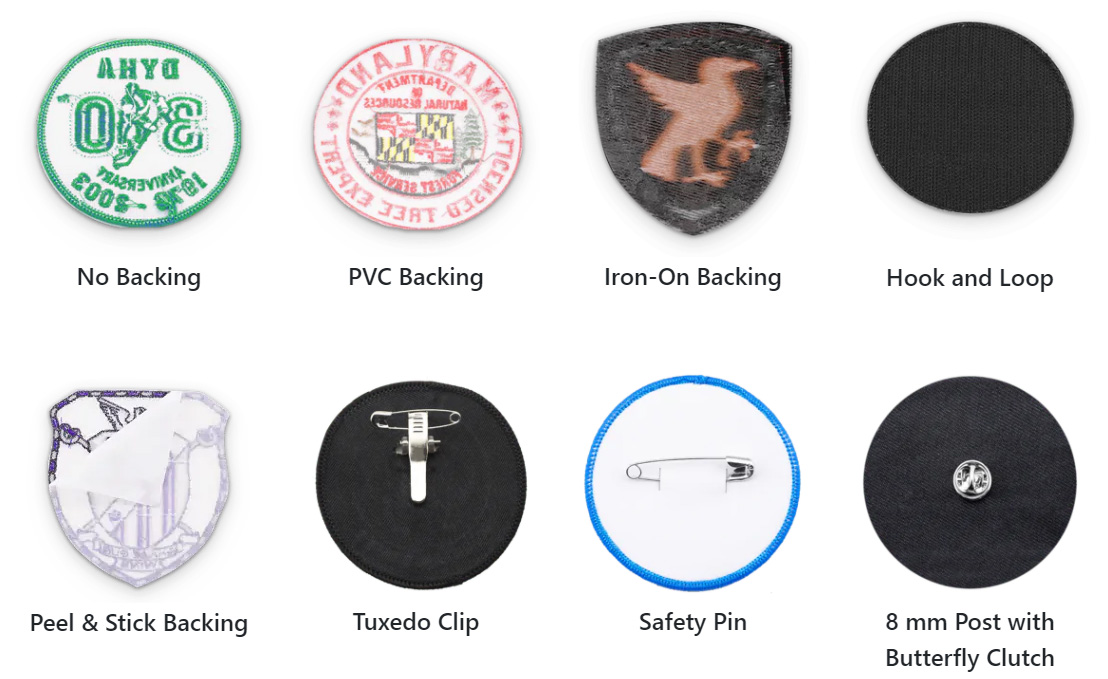 backing options