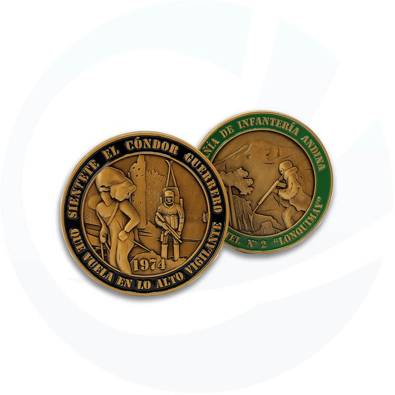 Custom Chile Navy Challenge Coin