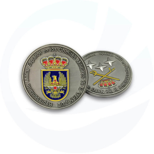 old iron large Challenge Coin