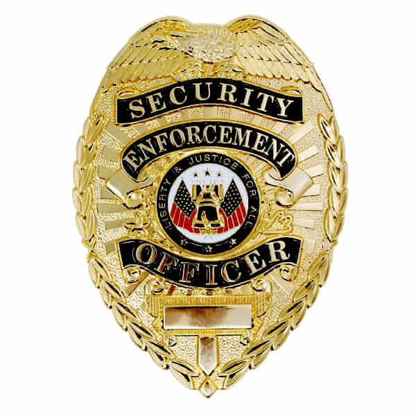 Polished Gold Badge
