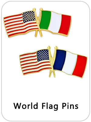 World Flag Pins