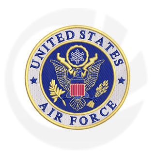 custom military air force Embroidered Patches