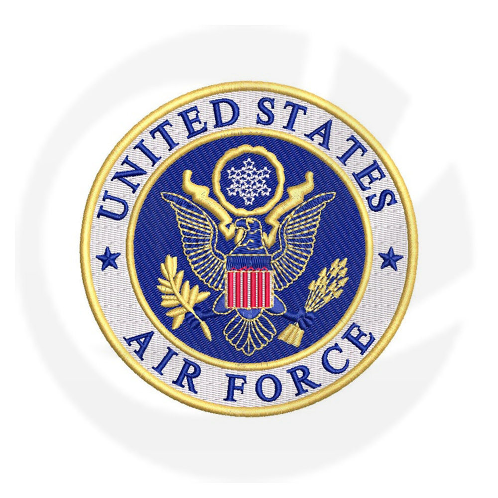 custom military air force Embroidered Patches