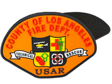 Custom US Firemen Uniform PVC Patch