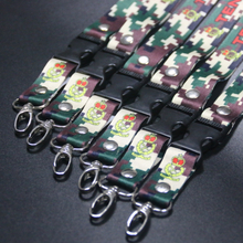 Promotional Customized Military Sublimation Printer Polyester Lanyard Id Card Holder Lanyard With Logo Custom